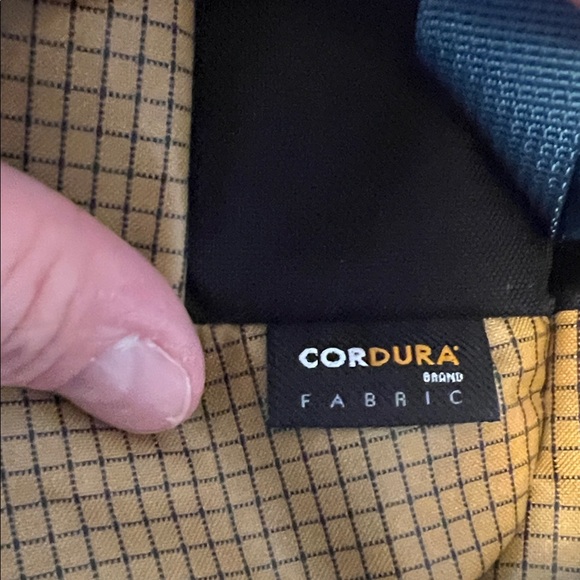 Burton Checkered Tan and Blue Backpack - Picture 9 of 11